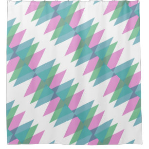 Pink and green triangles