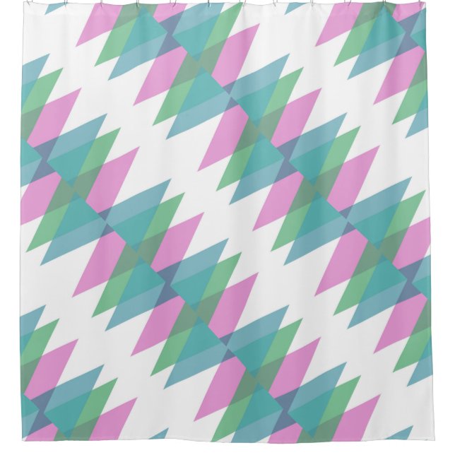 Pink and green triangles (Front)