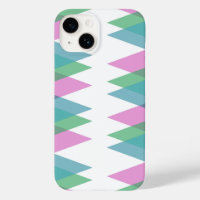 Pink and green triangles