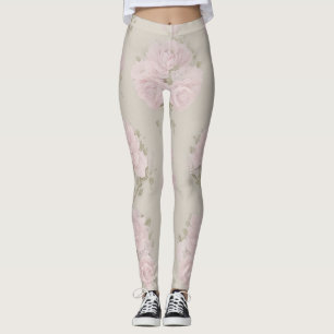 Pink and Green Water Leggings