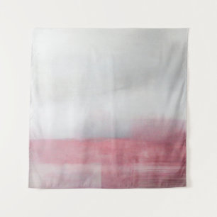 Pink and Grey Abstract Art Painting. Modern artpai Tapestry