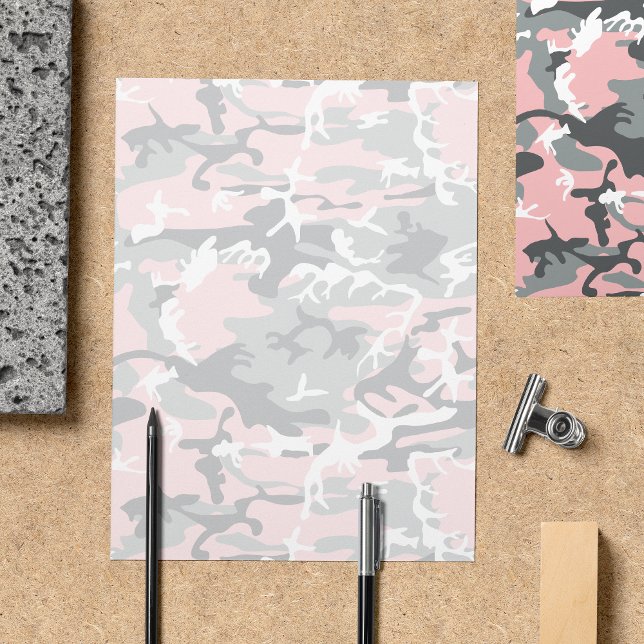 Pink and Grey Camouflage, Military, Army Flyer (Creator Uploaded)