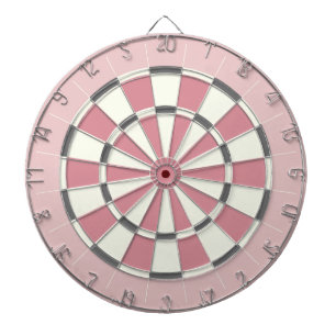 Pink and Grey Dartboard