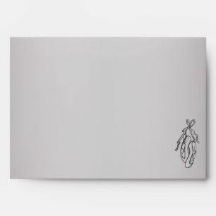 Pink and Grey Envelope for 5"x7" Size Products