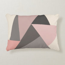 Pink and Grey Mid-century Modern Geometric  