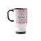 Pink and Grey Moroccan Quatrefoil Monogram