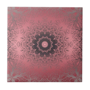 pink and grey tile