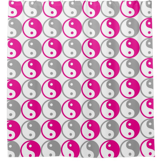 Pink and grey yin yang pattern (Front)