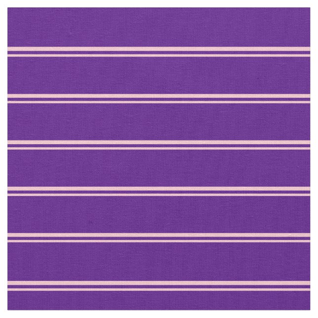 Pink and Indigo Coloured Pattern Fabric (Close Up)