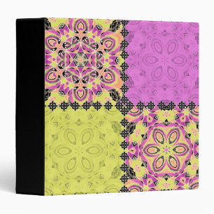 Pink and lime binder