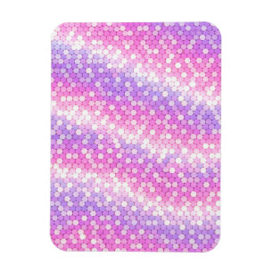 Pink And Mauve Sequins Bling Magnet