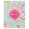 Pink and Mint Boho Paisley Monogrammed