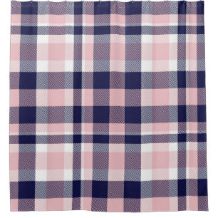 Pink and navy Plaid,  chequered,  tartan seamless 