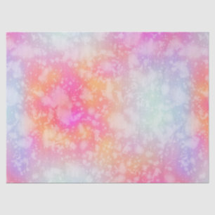 Pink and Orange Abstract Watercolor Background Tissue Paper