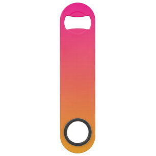 Pink and orange gradient bar key