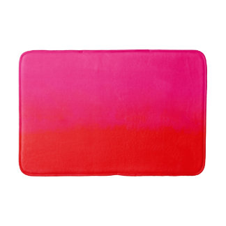 Pink and Orange Gradient  Bath Mat
