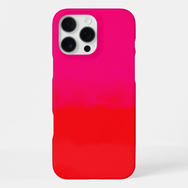 Pink and Orange Gradient  iPhone Case (Back)