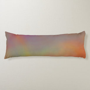 pink and Orange Marble Texture Body Pillow