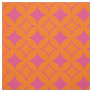 Pink and orange shippo fabric