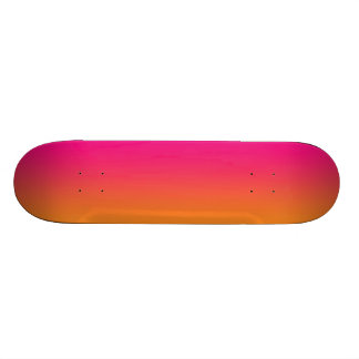 Pink And Orange Skateboard