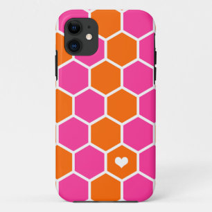 "Pink And Orange Vibrant Love" iPhone 5/5S Case