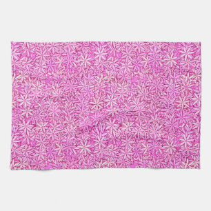 Pink and orchid flowers, orchid background kitchen towel