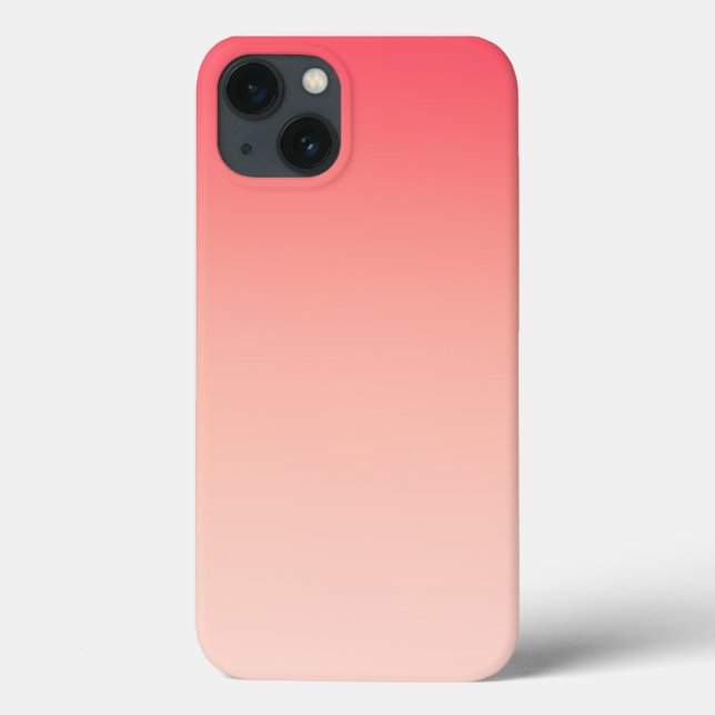 Pink and peach gradient background Case-Mate iPhone case (Back)