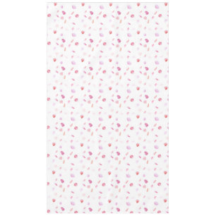 Pink and Peach Rose Petals Tablecloth