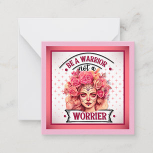 Pink and Pretty Sugar Skull Card