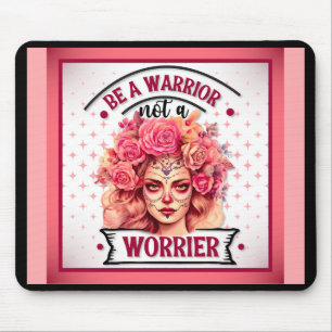 Pink and Pretty Sugar Skull Mouse Pad