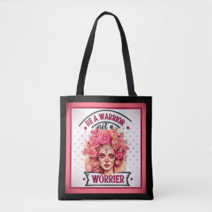 Pink and Pretty Sugar Skull  Tote Bag