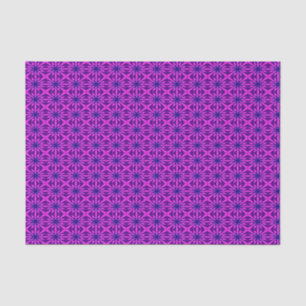 Pink And Purple Abstract Floral Pattern Tissue Paper