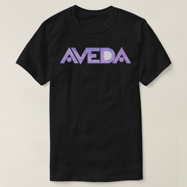 Pink and Purple Aveda T-Shirt (Design Front)