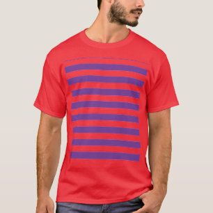 Pink and purple Cheshire Cat stripes gift girl T-Shirt