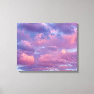 Pink and Purple Clouds Canvas Print