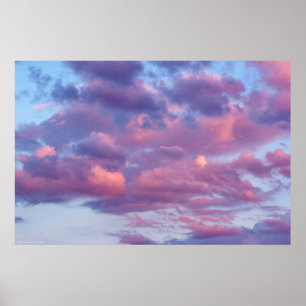 Pink and Purple Clouds Poster