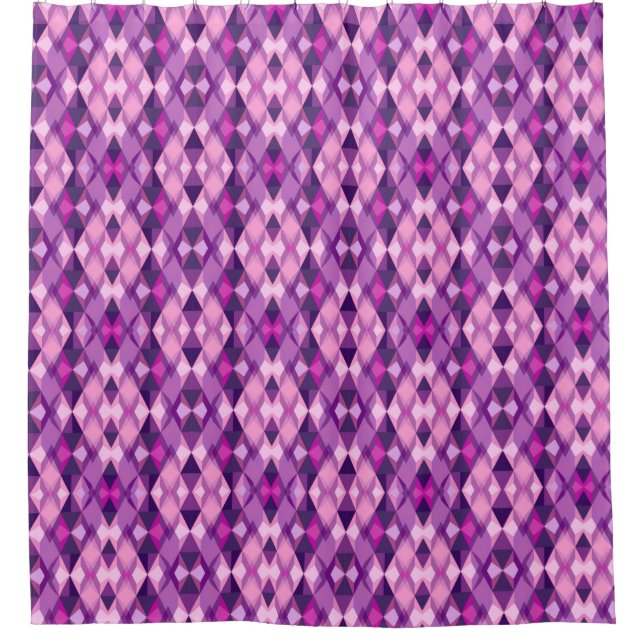  Pink and purple diamond Geometric shapes pattern (Front)