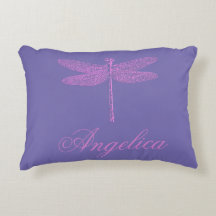 Pink and Purple Fantasy Dragonfly 