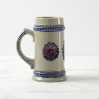  pink and purple flower dahlia macro mug