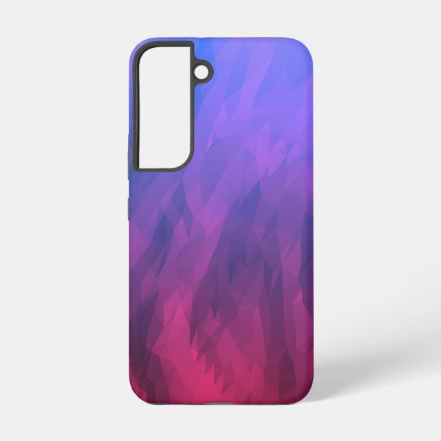Pink and Purple Geometric Phone Cases (Back)