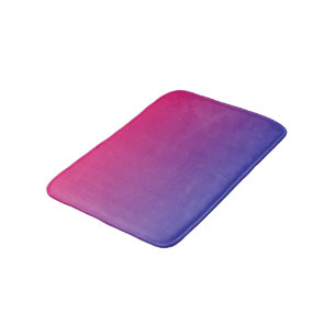 Pink and Purple Gradient Colours Bath Mat