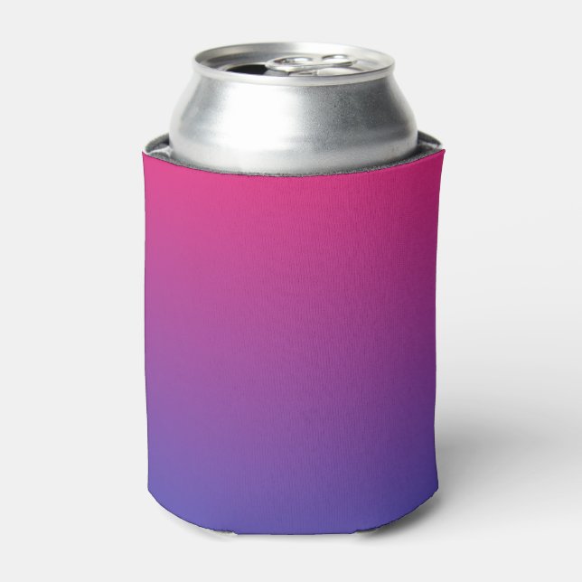 Pink and Purple Gradient Colours Can Cooler (Can Front)