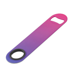 Pink and Purple Gradient Colours Speed Bottle Opener