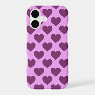 Pink and Purple Hearts Pattern