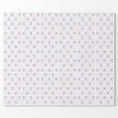 Pink and Purple Hugs and Kisses Wrapping Paper (Flat)