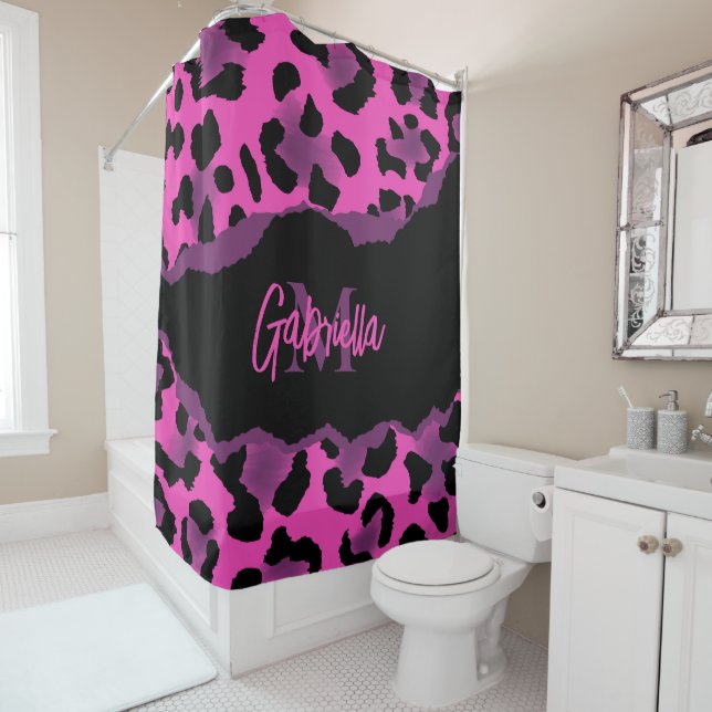 Pink and Purple Leopard Print (In Situ)