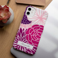 Pink and Purple Mod Floral