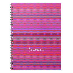 Pink and purple modern and fun notebook
