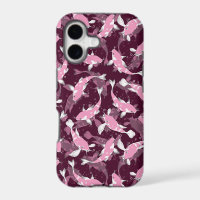 Pink and Purple Pattern - Koi Fish