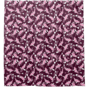 Pink and Purple Pattern - Koi Fish